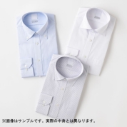 【福袋】メンズ長袖ワイシャツ3点セット Lサイズ