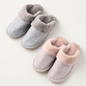 【福袋】あったかカフスボアスリッパ2足セット