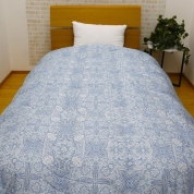 【福袋】[昭和西川]羽毛ふとん福袋 ホワイトグース(チェコ産)90％ ブルー