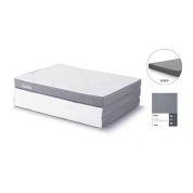 【福袋】[テンピュール(R)]ワン リュクス フトン・スムースマットレスカバー(シングル)グレー