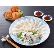【父の日】関とら本店 とらふく刺身とふく唐揚げセット
