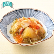 【冬の贈り物】北海道　蝦夷あわび・いくら・帆立松前漬　090203N3　直送品