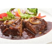 【冬の贈り物】山形「黄木(おおき)」　米沢牛入り濃旨(こくうま)デミハンバーグ6個　YDH50　直送品