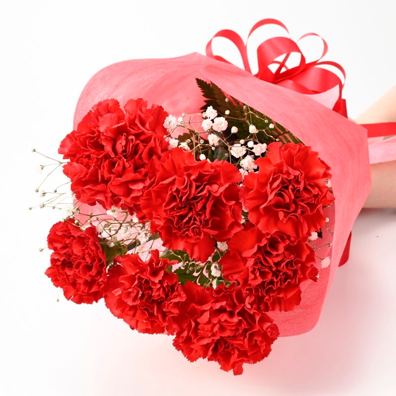 カーネーション・ブーケ(レッド)