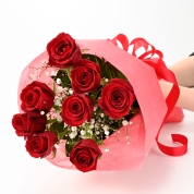 【母の日】[フローレット]ローズブーケ（レッド）