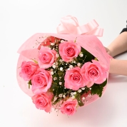 【母の日】[フローレット]ローズブーケ（ピンク）