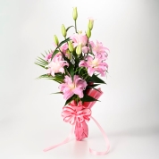 【母の日】[フローレット]ビリィ(美百合)ブーケ