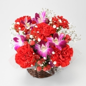【母の日】[フローレット]FLORETアレンジメント（レッド）