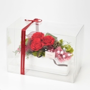 【母の日】[フローレット]プリザーブドフラワー　レヒテック（レッド）