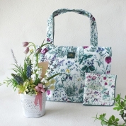 【母の日】[バラクライングリッシュガーデン×パルク・フローラル]フリチラリア柄おでかけセット＆春の寄せ植え風アレンジ