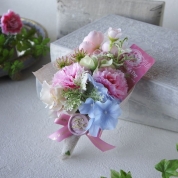 【母の日】[パルク・フローラル]カーネーション入りミニブーケ（マカロン）