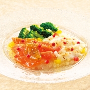 【夏の贈り物】北海道産　サーモンとヒラメのカルパッチョ　直送品