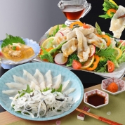 【夏の贈り物】関とら本店　とらふく刺身・とらふくすき身冷しゃぶセット　FS-50F3Z　直送品