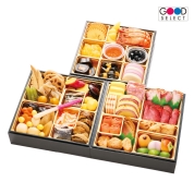 【新宿店受取】014［新之助貝新］和洋おせち三段重