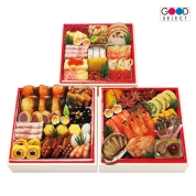 【新宿店受取】019［わらびの里］和洋料亭おせち三段重