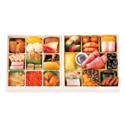 【広域配送】034［なだ万］冷凍おせち二段「正月万菜」