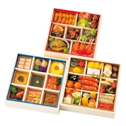 【新宿店受取】053【監修】［京料理 たん熊北店×オテル・ドゥ・ミクニ×トゥーランドット臥龍居］和洋中 三段重