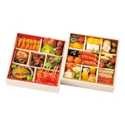 【新宿店受取】057【監修】［京料理 たん熊北店×トゥーランドット臥龍居 ］和・中おせち 二段重