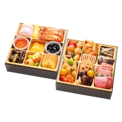 【聖蹟桜ヶ丘店受取】084［新之助貝新］おせち二段重