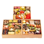 【聖蹟桜ヶ丘店受取】095［美濃吉］和風おせち三段重