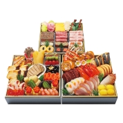 【新宿店受取】108［わらびの里］和洋料亭おせち三段重