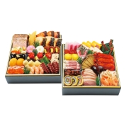 【新宿店受取】109［わらびの里］和洋料亭おせち二段重