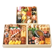【新宿店受取】145［一乃松］福おせち 和風三段重