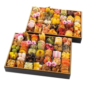 【新宿店受取】182【監修】［花紀行］和洋ひとくちおせち二段重