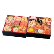 【聖蹟桜ヶ丘店受取】208【監修】［味の菊一］和洋二段重