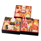 【聖蹟桜ヶ丘店受取】209【監修】［味の菊一］和洋三段重