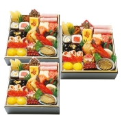 【新宿店受取】244［わらびの里］和風料亭おせち 個食 三客