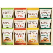 フリーズドライ お味噌汁・スープ詰合せ（１２食） AT-CO