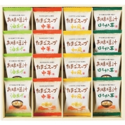フリーズドライ お味噌汁・スープ詰合せ（１６食） AT-DO