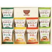 フリーズドライ お味噌汁・スープ詰合せ（１０食） AT-BE