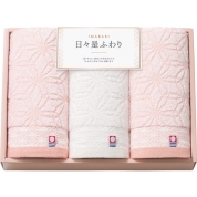 今治日々是ふわり フェイスタオル３枚セット 64430