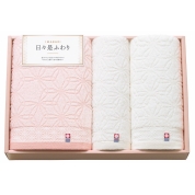 今治日々是ふわり バス・フェイス・ハンドタオルセット 64440