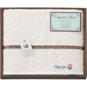 オーガニックコットン使用 今治産 バスタオル LU3027