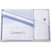 いずみ織 バス・フェイスタオルセット SAL-352