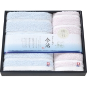 今治ぼかし織Ⅱ バス・フェイスタオルセット TMS4006216