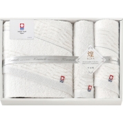 今治 きらめき バス・フェイス・ハンドタオルセット IMT8500