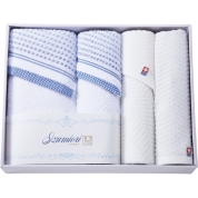 いずみ織 バス・フェイス・ハンドタオルセット SAL-502