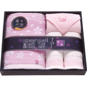 今治泉州さくらづくし バス・ハンドタオル・タオルハンカチセット TMS5008807