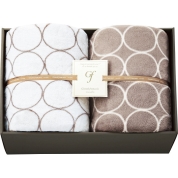 グランフランセヌーベル ハイソフトタッチマイヤー毛布２枚セット GFN8206L