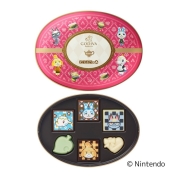 【バレンタイン】[ゴディバ]ゴディバ meets どうぶつの森 アソートメント/Pink 6粒入