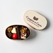 【バレンタイン】[コントワール・デュ・カカオ]木箱入りアソート(120g)