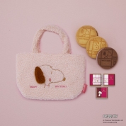 【バレンタイン】[スヌーピー meets ブリュイエール]スヌーピー meets ブリュイエール　ミニトートバッグ