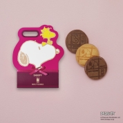 【バレンタイン】[スヌーピー meets ブリュイエール]スヌーピー meets ブリュイエール ビスキュイサンド フェイスバッグ