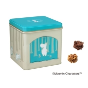 【バレンタイン】[ムーミン × メリーチョコレート]ムーミンと仲間たちのとびら缶(2種のクランチチョコレート)