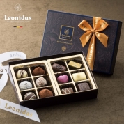 【バレンタイン】[レオニダス]トリュフ&プラリネギフト 12個