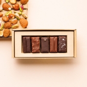 【バレンタイン】[ル・ショコラ・アラン・デュカス]プラリネ・ア・ランシエンヌ 詰め合わせ 5個入り